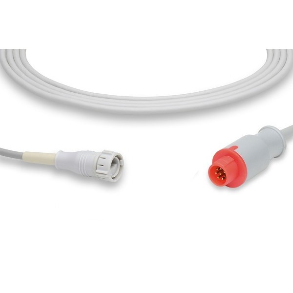 Cables & Sensors Hellige Compatible IBP Adapter Cable - Argon Connector IC-HL-AG0